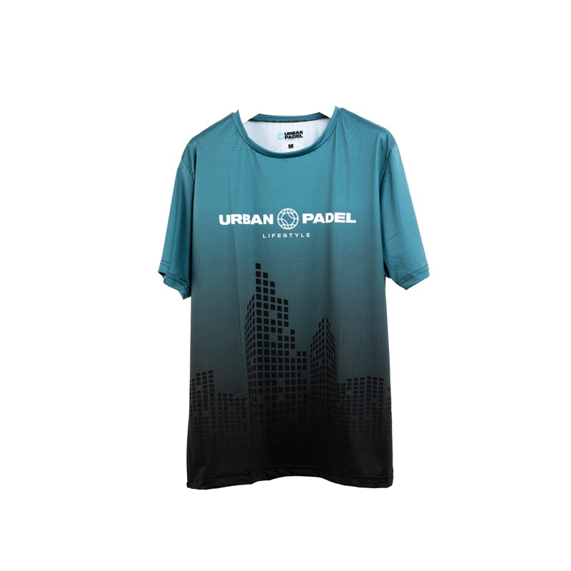 T-shirt padel UP City Green Metal