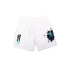 Shorts padel UP Murales Future white