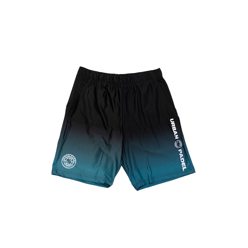 Shorts padel UP City  black/green metal